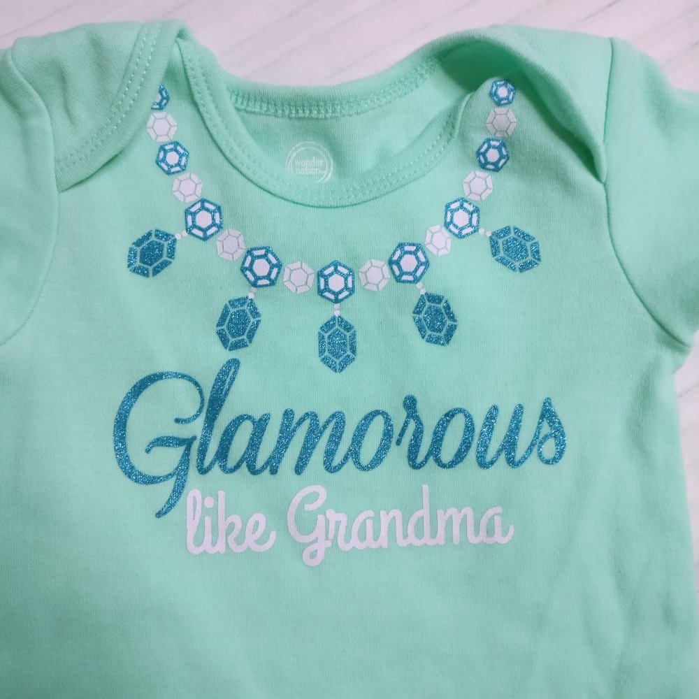 🍒 Sparkly ✨ Set of 2 Onesies - Picture 2 of 5